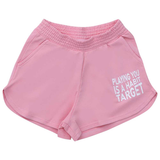 Target Παιδικό σετ Girls Crop Top & Shorts Single Jersey "Players'' Set